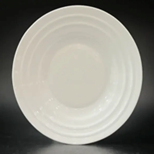 Тарелка "White magic" 20*3см стеклокерамика Полосы