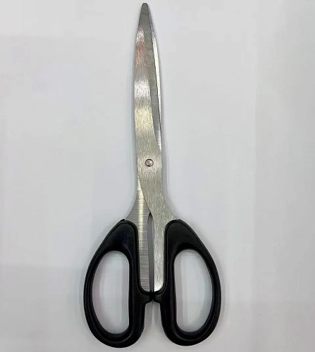 Ножницы универсальные бытовые "VOSTOK MARKET", цвет чёрный, 21см (блистер Селфи) 