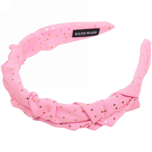 Ободок для волос Krasa - Tiramisu, ширина 3см, микс 6 цветов _9