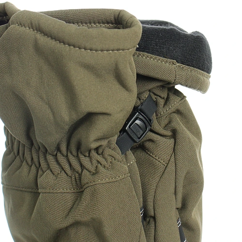 Перчатки туристические утепленные цвет олива L_4