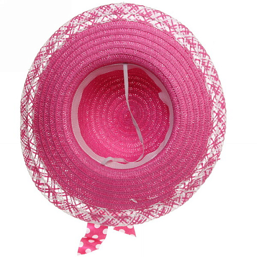 Шляпа женская с широкими полями TiraMiSu- Афина, микс  цветов, р58, ширина полей 10 см_37