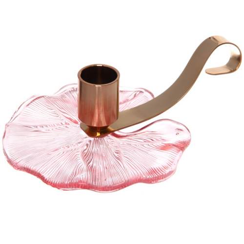 Подсвечник "Нежность" 15*12*5,8 см, Розовый