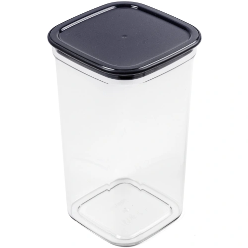 Контейнер для сыпучих продуктов 1,3л "Смарт" чернильно-серый С414ЧСЕР