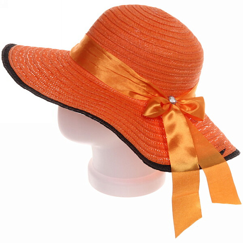 Шляпа женская с широкими полями TiraMiSu- Бэлла, микс 6 цветов, р58, ширина полей 11 см_3