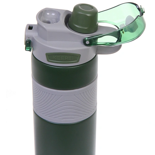 Термос 800мл Фитнесс, цвет зеленый _6