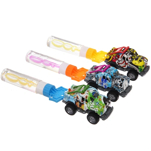 Мыльные пузыри Тачка 24 см, 80 мл, с запуском_3