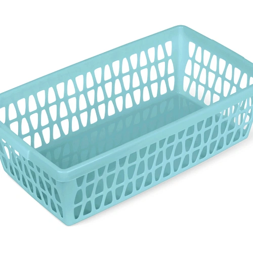 Корзина для хранения "Велетта", цвет бирюзовый, 25*14*7см