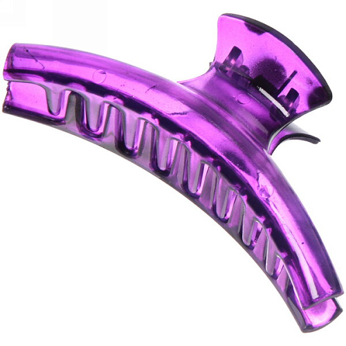 Заколка-краб для волос на блистере Diana Collection - Rita, микс 6 цветов, 95см _12