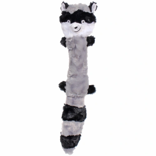 Игрушка для собак "ЗООГРАД", енот, 2 пищалки, 42*9см / 39гр (лейбл)