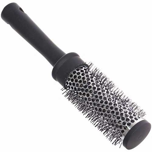 Расческа массажная брашинг СЕКРЕТ ТВОЕЙ КРАСОТЫ, цвет черный, матовое покрытие, 3522см_3