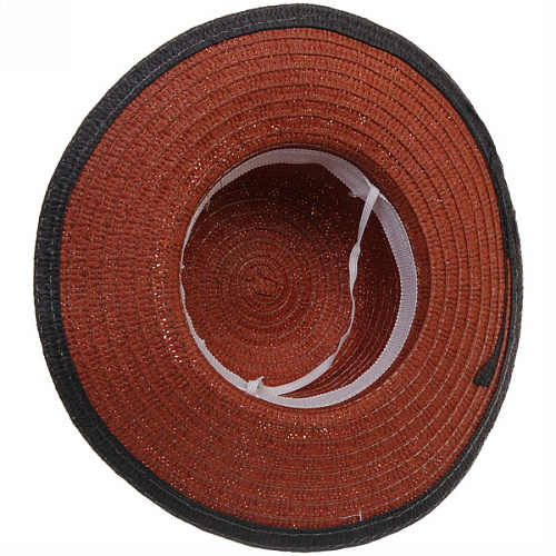 Шляпа женская с широкими полями TiraMiSu- Бэлла, микс 6 цветов, р58, ширина полей 11 см_20