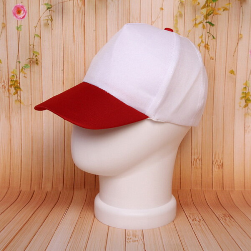 Бейсболка двухцветная Summer collection, цвет белый с красным, р58_4