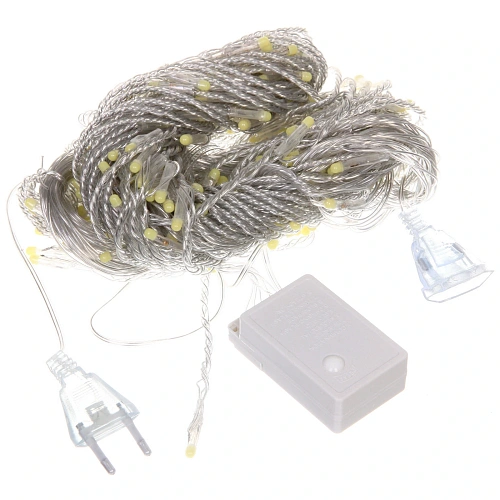 Гирлянда для дома ЗАНАВЕС Bright light Водопад 3м3м 240 ламп LED, IP-20, 8 режимов Белый (возможность соединения)_5