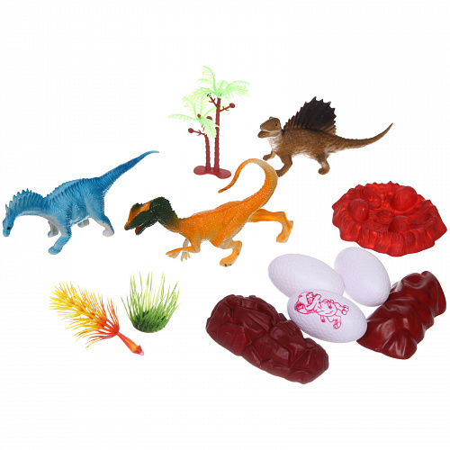 Набор динозавров "Юрский Мир", 12 предметов, 29*19.2 см