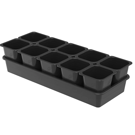 Набор для рассады на 10 стаканов "Агроном" на поддоне 0,7л АП 345