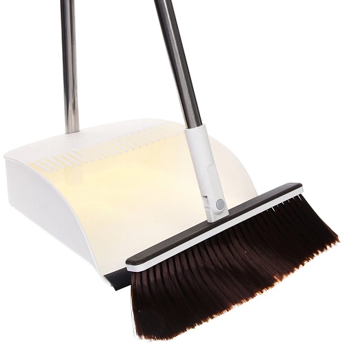 Набор для уборки, щетка для пола с совком Disco белый 1103_6