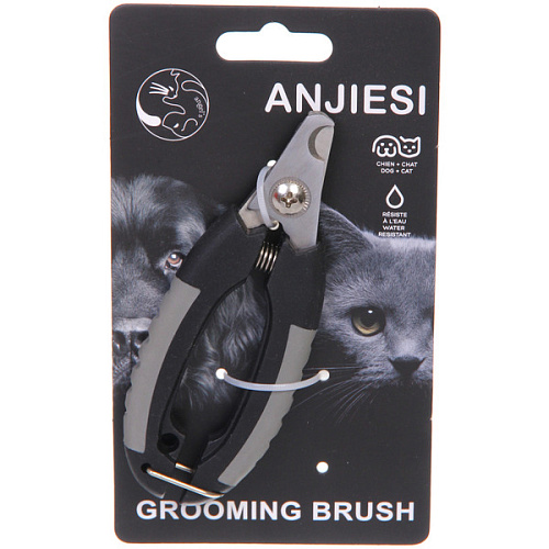 Когтерез для животных ПРЕМИУМ - МОЙ БРО, прорезиненная ручка, с фиксатором, цвет серыйчерный, 45125см _3