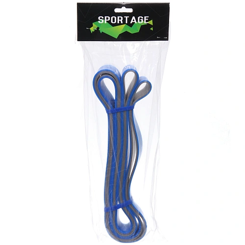 Резинка для фитнеса Wellness 32 мм (15-40 кг), синий_4