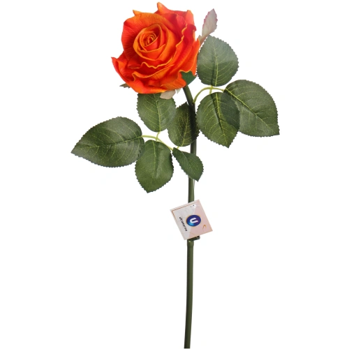 Цветок искусственный "Natur" 50см Роза персиковая