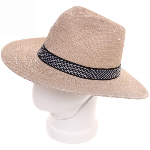 Шляпа мужская Forester, микс 4 цвета, р58, ширина полей 10см_15