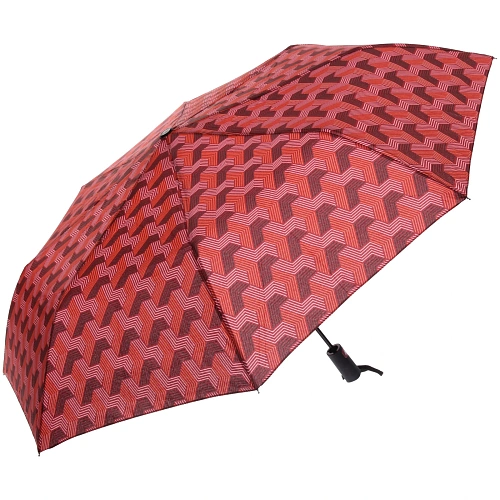 Зонт женский полуавтомат Витраж, микс 6 цветов, 8 спиц, d-100см, длина в слож виде 30см_34