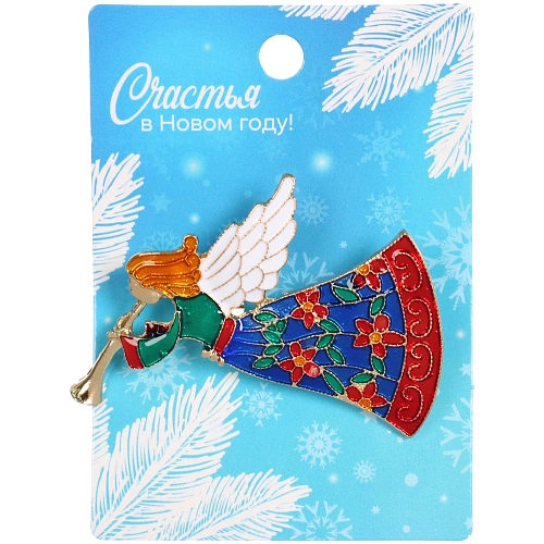 Брошь Рождественское чудо - Ангел, 53,5см_7