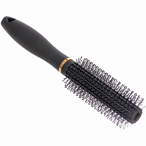 Расческа массажная брашинг  СЕКРЕТ ТВОЕЙ КРАСОТЫ, цвет черный, матовое покрытие, 422см_3