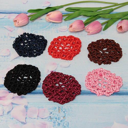 Сетка на пучок Ballet style - Элла, микс 6 цветов, d-10см_5