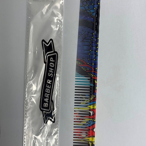 Расческа антистатик для укладки комбинированная Barber дракон 2353см (пакет Barber)_1