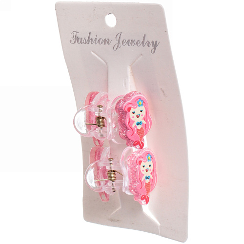 Заколки-краб для волос детские 2 шт Malvina- Русалочка, 2,42,5 см_5