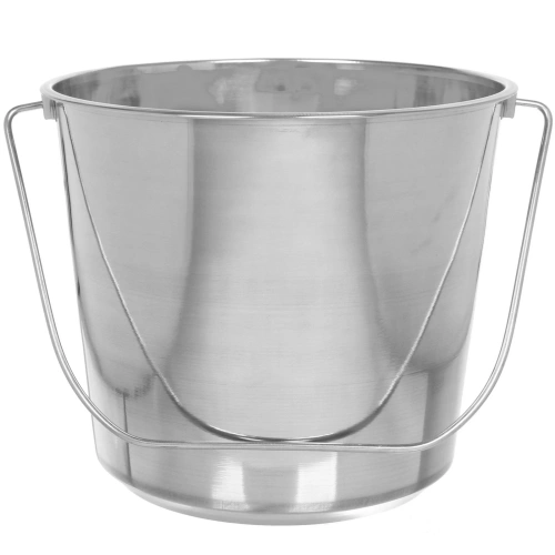 Ведро пищевое из нержавеющей стали 18л бесшовное