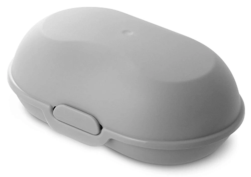 Мыльница закрытая Аттенто пыльно-серая С320ПСЕР