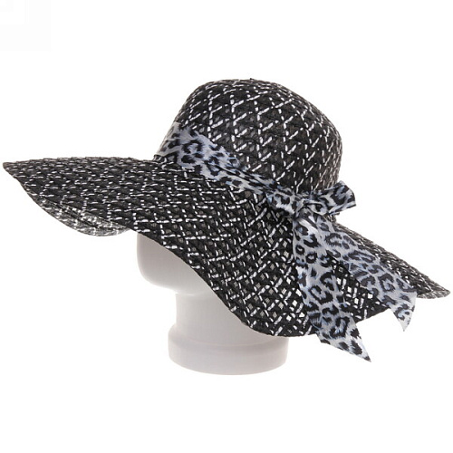 Шляпа женская с широкими полями TiraMiSu- Стелла, микс 8 цветов, р58, ширина полей 14 см_8