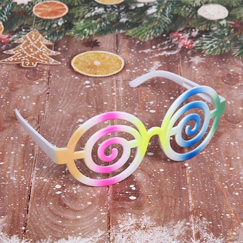 Очки карнавальные Гипноз, мультицвет_3