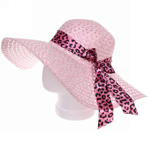 Шляпа женская с широкими полями TiraMiSu- Стелла, микс 8 цветов, р58, ширина полей 14 см_31