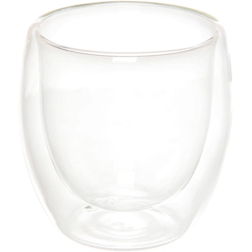 Стакан стеклянный с двойными стенками 250мл "Хай-Тек" классика