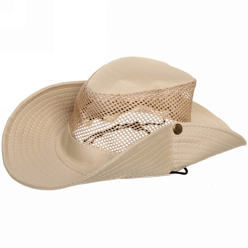 Шляпа мужская с клепками и сеткой Cowboy, микс 6 цветов, 58р, ширина полей 7,5см_29