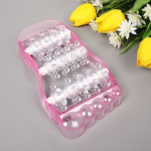 Массажер для ног роликовый Light Foot 2010,55 см, розовый_8