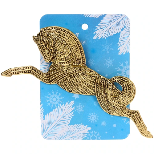 Брошь Best Podarok - Valkyrie, цвет золото, 94см_4