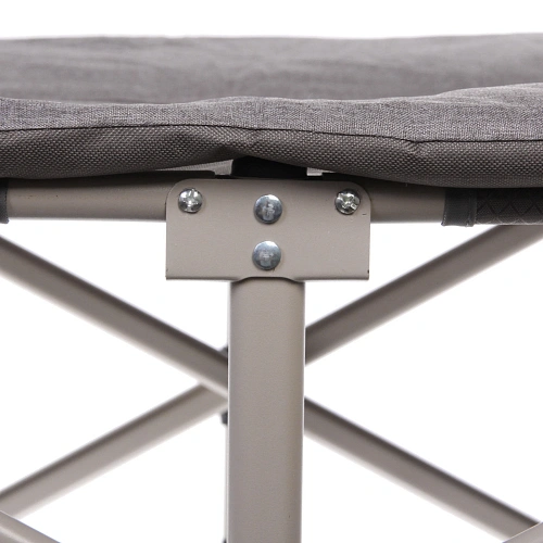 Раскладушка кемпинговая складная 1886641 см, серый_14