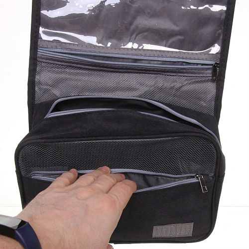 Косметичка - органайзер Classic, цвет черный, в склад виде 20249, в расклад виде 42249см (несессер)_5