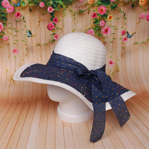 Шляпа женская с широкими полями TiraMiSu- Адель, микс 5 цветов, р58, ширина полей 13 см_7