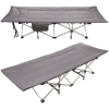 Раскладушка кемпинговая складная 188*66*41 см, серый