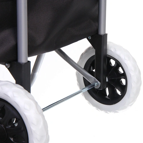 Тележка хозяйственная с сумкой (923327см, колеса 16см,грузоподъемность до 30 кг) черная DC308AG_9