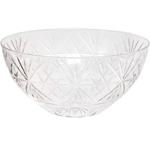 Салатник пластиковый "Ледяная фантазия" 25*10см