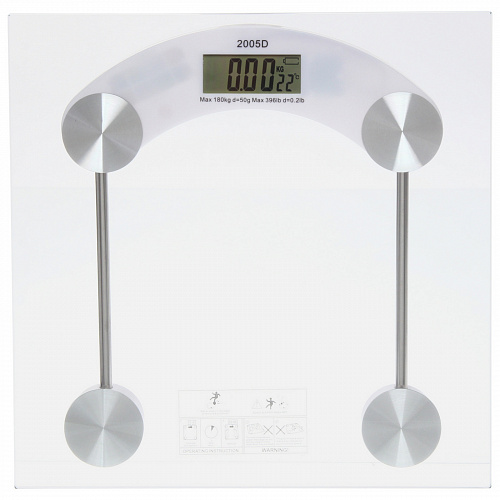 Весы напольные электронные "Classic" 30*30*0,5 см (работает от 2хААА)