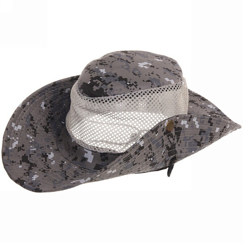 Шляпа мужская с клепками и сеткой Tourist, микс 5 цвтов, 58р, ширина полей 7,5см_6