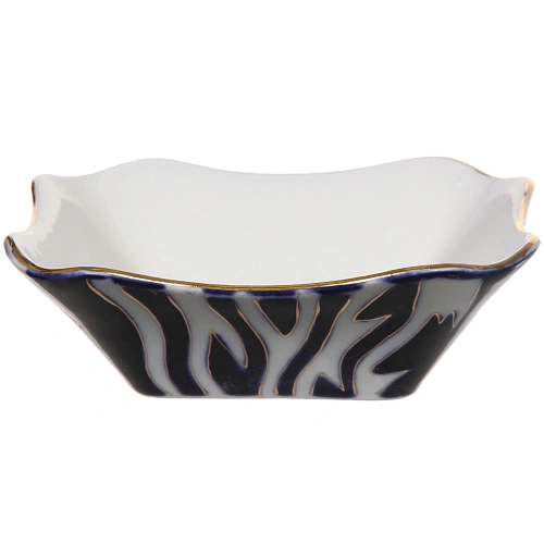 Салатница большая 150мл  Атлас с позолотой_4