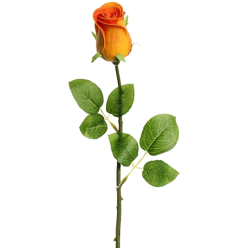 Цветок искусственный "Natur" 45см Роза персиковая
