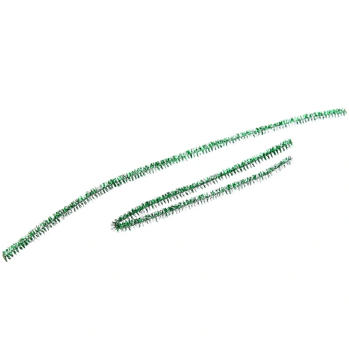 Подвесы для елочных игрушек Мишура 28 см (набор 100 шт), Зеленый_3